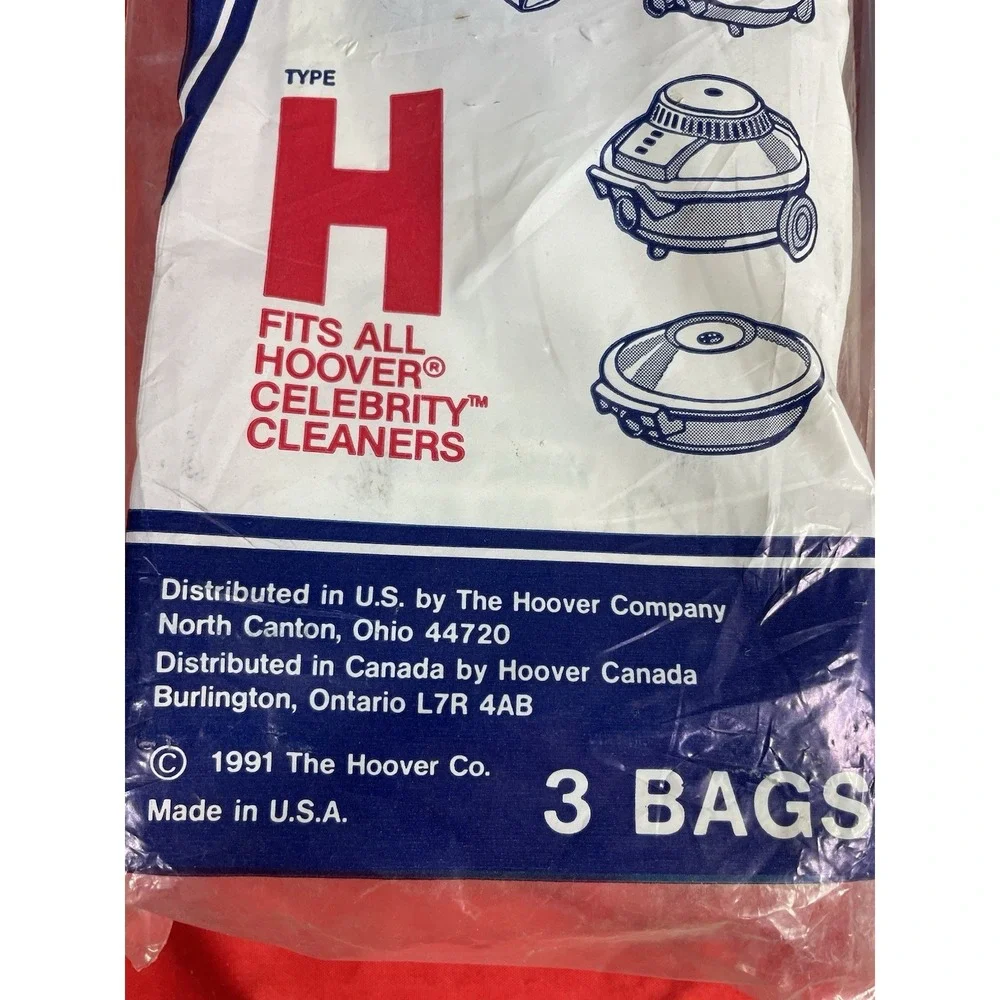 Hoover Type H - Genuine Hoover Vacuum Cleaner Bags 4010009H Type H Vacuum Bags 4